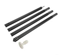 Postes de toldo de camping hechos de fibra de carbono, ligeros y fuertes, varillas ajustables para un uso flexible, perfectos para instalación de refugio de lona (1,7 metros)