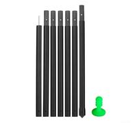 Postes de toldo de camping hechos de fibra de carbono, ligeros y fuertes, varillas ajustables para un uso flexible, perfectos para instalación de refugio de lona (2,9 metros)