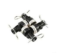 Postes Magnéticos para Carrosería RC 1/10 Metal Ligero Compatible para tamiya M03 M05 M06 CC01 XV01 para soporte Fijación(black)