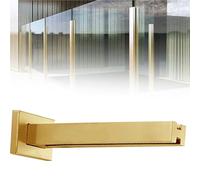 postes para barandillas de vidrio Poste De Barandilla De Vidrio De 60, 80, 90, 110 Y 120 Cm De Altura Con Ranuras Y Base, Columna Vítrea, Barandillas De Patio De Acero(B-MID,Height 80cm)