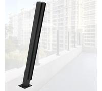 postes para barandillas de vidrio Poste De Barandilla De Vidrio Para Escaleras, Postes De Barandilla De Vidrio Para Terrazas Y Vallas De 6 Mm De Espesor, Poste De Balaust(B - CORNER,Height 70cm)