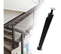 postes para barandillas de vidrio Poste Para Panel De Vidrio De Acero Inoxidable 304, Poste Abrazadera Vítreo De 60, 80, 90, 100 Y 120 Cm De Altura, Poste Para Paneles(B-CORNER,Height 60cm)