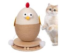 Postes rascadores para gatos de sisal, juguete para rascadores para gatos | Poste rascador de garra de gato de sisal para interiores | Juguete para gatos afilador de garras de cuerda manual para gatit