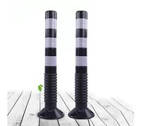 Postes Reflectantes de plástico con Pernos de expansión para Control de tráfico, Ideales para protección de entradas de vehículos y gestión del Espacio.