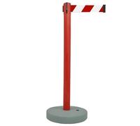 Postes Separadores Catenarias con Base Rellenable de Agua para Teatros Hoteles y Eventos de Alfombra Roja(Red,300cm/10ft)
