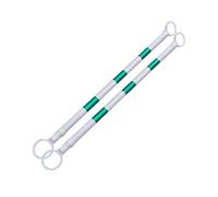 Postes Telescópicos Reflectantes Para Barreras Bielas Telescópicas De Cono Tráfico Multicolor Con Película Reflectante Paquete 4(White and green,2Pcs)