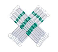 Postes Telescópicos Reflectantes Para Barreras Bielas Telescópicas De Cono Tráfico Multicolor Con Película Reflectante Paquete 4(White and green,16Pcs)