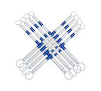 Postes Telescópicos Reflectantes Para Barreras Bielas Telescópicas De Cono Tráfico Multicolor Con Película Reflectante Paquete 4(White and blue,8Pcs)