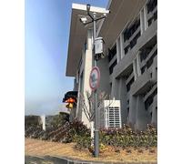 Postes y Soportes de Acero galvanizado para cámaras de vigilancia de 20 pies, 16 pies, 15 pies, 13 pies, 11 pies, 10 pies, 8 pies y 6 pies de Altura, Kits de Postes de Seguridad pública resi