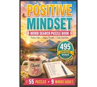 Postive Mindset Words Search: Word Search Puzzle Book: Positive Vibes • Happy Thoughts • Daily Inspiration. Travel partner. Gift to a friend