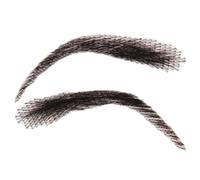 Postizas Eyebas Real Habello - Postiza para cejas para hombre, 1 par de extensiones de cejas, falsas puntas reutilizables, extensiones de cejas transpirables para maquillaje de Navidad