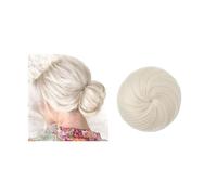 Postizo Coletero Extensiones de moño de pelo sintético, Clip en postizo, cola de pelo falso, Donut, cordón, moño, pieza de cabello Updo, cola de caballo Moño Postizo de Pelo(60)