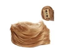 Postizo Coletero Mini pinza de garra en orejas de gato desordenadas, pelo sintético corto, extensión de pelo de moño, pinza de rosquilla Updo en postizo for mujer Moño Postizo de Pelo(FB001-103)