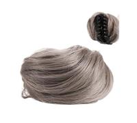 Postizo Coletero Mini pinza de garra en orejas de gato desordenadas, pelo sintético corto, extensión de pelo de moño, pinza de rosquilla Updo en postizo for mujer Moño Postizo de Pelo(FB001-171)