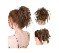 Postizo Coletero Moño de pelo desordenado for mujer, extensiones de cabello, postizo rizado, moño sintético ondulado y desordenado, Updo despeinado Moño Postizo de Pelo(8)