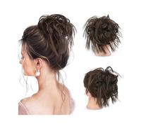 Postizo Coletero Moño de pelo desordenado for mujer, extensiones de cabello, postizo rizado, moño sintético ondulado y desordenado, Updo despeinado Moño Postizo de Pelo(6)