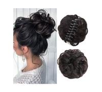 Postizo Coletero Moño sintético, moño desordenado, pinza for el cabello, moño de pelo rizado ondulado, extensiones de cola de caballo, postizos for mujer Moño Postizo de Pelo(4)