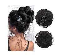 Postizo Coletero Moño sintético, moño desordenado, pinza for el cabello, moño de pelo rizado ondulado, extensiones de cola de caballo, postizos for mujer Moño Postizo de Pelo(2)