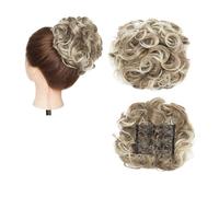 Postizo Coletero Peine sintético grande con Clip for extensión de cabello rizado, piezas de cabello de moño, cubierta Updo for mujer, extensión de cabello, moño Moño Postizo de Pelo(10T613)
