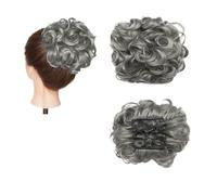 Postizo Coletero Peine sintético grande con Clip for extensión de cabello rizado, piezas de cabello de moño, cubierta Updo for mujer, extensión de cabello, moño Moño Postizo de Pelo(B)