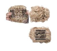 Postizo Coletero Peine sintético grande con Clip for extensión de cabello rizado, piezas de cabello de moño, cubierta Updo for mujer, extensión de cabello, moño Moño Postizo de Pelo(18H613)