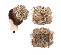 Postizo Coletero Peine sintético grande con Clip for extensión de cabello rizado, piezas de cabello de moño, cubierta Updo for mujer, extensión de cabello, moño Moño Postizo de Pelo(30T613)