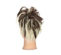 Postizo Coletero Peluca de mujer Multicolor Natural esponjosa exquisita herramienta de maquillaje de moda peluca trenzada de cola de caballo falsa de alta temperatura for el hogar Moño Postizo de Pelo