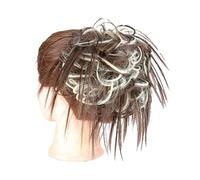 Postizo Coletero Peluca de mujer Multicolor Natural esponjosa exquisita herramienta de maquillaje de moda peluca trenzada de cola de caballo falsa de alta temperatura for el hogar Moño Postizo de Pelo