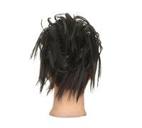 Postizo Coletero Peluca de mujer Multicolor Natural esponjosa exquisita herramienta de maquillaje de moda peluca trenzada de cola de caballo falsa de alta temperatura for el hogar Moño Postizo de Pelo