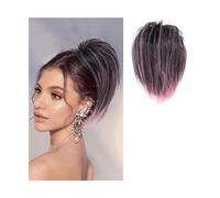 Postizo Coletero Pieza de pelo de moño desordenado, Clip de garra, extensiones de moño de pelo desordenado, Updo despeinado, piezas de cabello rizado ondulado for mujeres, Clip de garra, moño de cola