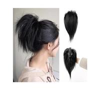 Postizo Coletero Pieza de pelo de moño desordenado, Clip de garra, extensiones de moño de pelo sintético desordenado, piezas de cabello Updo despeinadas for mujeres, Clip de garra, cabello de cola de