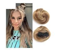 Postizo Coletero Piezas de pelo sintético for moño espacial, 2 uds., Mini pinza de garra, extensiones de moño de pelo falso y orejas de gato, accesorios for peluca Moño Postizo de Pelo(24)
