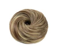 Postizo Coletero sintético tipo donut for mujer, elástico y liso, con moño desordenado Uso diario(86H10)