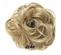 Postizo de moño 1 Uds. Moño de pelo desordenado extensión de pelo rizado ondulado desordenado sintético despeinado Updo moño postizo for mujeres y niñas Pelo De Moño (Color : J24)