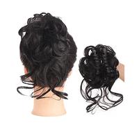 Postizo de moño 1 Uds. Postizos ondulados y rizados sintéticos pinza en forma de garra for el pelo moño for mujeres extensión de moño de pelo rizado desordenado Pelo De Moño (Color : SW207-2)