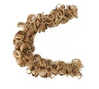 Postizo de moño 21 pulgadas de largo moño desordenado pieza de cabello sintético despeinado moño de pelo esponjoso envoltura alrededor de Scrunchies DIY rizado moño postizo banda for el cabello for mu