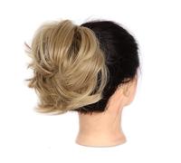 Postizo de moño Accesorios Scrunchie elástico for mujeres extensión de cola de caballo de moño de pelo desordenado, postizo sintético recto extensiones de moño de cola de caballo cortas Pelo De Moño (