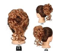 Postizo de moño Moño desordenado for mujer, extensiones de moño for el cabello despeinado, banda elástica sintética, moño for el cabello, coleta ondulada y rizada, postizos for uso diario Pelo De Moño