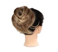Postizo de moño Moño desordenado, pieza de pelo, moño falso, coleteros sintéticos cortos y rectos, moño de rosquilla, extensión de cola de caballo, banda elástica, moño for el cabello for mujeres y ni