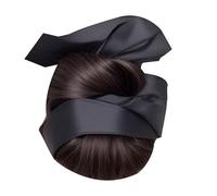 Postizo de moño resistente calor con clip para moños desordenados Clip de garra de estilo voluminoso para mujeres Piezas de moño de uso diario para mujeres