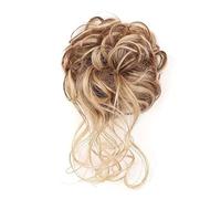 Postizo Extensiones de cabello sintético con coleta, moño, desordenado, rizado y ondulado. Uso diario(12H24)