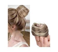 Postizo Moño liso desordenado, extensiones de cabello sintético con elástico for mujer Uso diario(12H613)