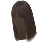 Postizo Para Niñas Extensiones De Cabello Tupé Coser Headwear Moños Mostrar Pequeña Adornos Versátiles Uso Diario Extensiones De Cabello Con Clip Marrón Oscuro