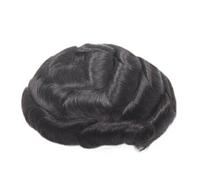 Postizos Men's Top Replacement Wig With Gradient Side Split Short