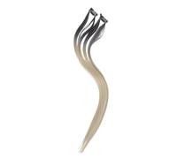 Postizos Moños Peluca Sintética Teñida Con Orejas Colgantes, Pieza Femenina Reflejos Teñidos, De Una, Sin Dejar Rastro, Cuerda Pelo Tejido, Cola Caballo, Trenza Sucia(8 pcs,Natural Color)