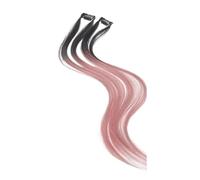 Postizos Moños Peluca Sintética Teñida Con Orejas Colgantes, Pieza Femenina Reflejos Teñidos, De Una, Sin Dejar Rastro, Cuerda Pelo Tejido, Cola Caballo, Trenza Sucia(8 pcs,T1B/613)