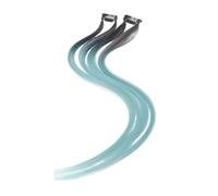 Postizos Moños Peluca Sintética Teñida Con Orejas Colgantes, Pieza Femenina Reflejos Teñidos, De Una, Sin Dejar Rastro, Cuerda Pelo Tejido, Cola Caballo, Trenza Sucia(4 pcs,NC/4HL)
