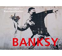 Postkarten-Set Banksy: 18 Kunstpostkarten aus hochwertigem Karton. Berühmte Banksy Bilder: Streetart zum Sammeln, Verschicken und Verschenken. Ideal für Postcrossing