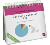 Postkartenkalender 2027: Gefühlte Wahrheit: Die kultigen Infografiken. Wochenkalender zum Aufstellen, Tischkalender mit Spiralbindung und 53 Postkarten zum Heraustrennen