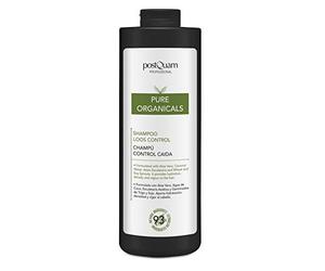Postquam - Champú Anticaída Organicals - Fórmula Natural con Aloe Vera, Agua de Coco y Germen de Trigo - Champú Sin Sulfatos ni Parabenos - Todo Tipo de Cabellos - 1 Litro